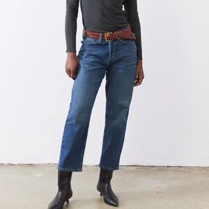 Ruti The Crop Mid-Rise Straight Jean in midtown size M